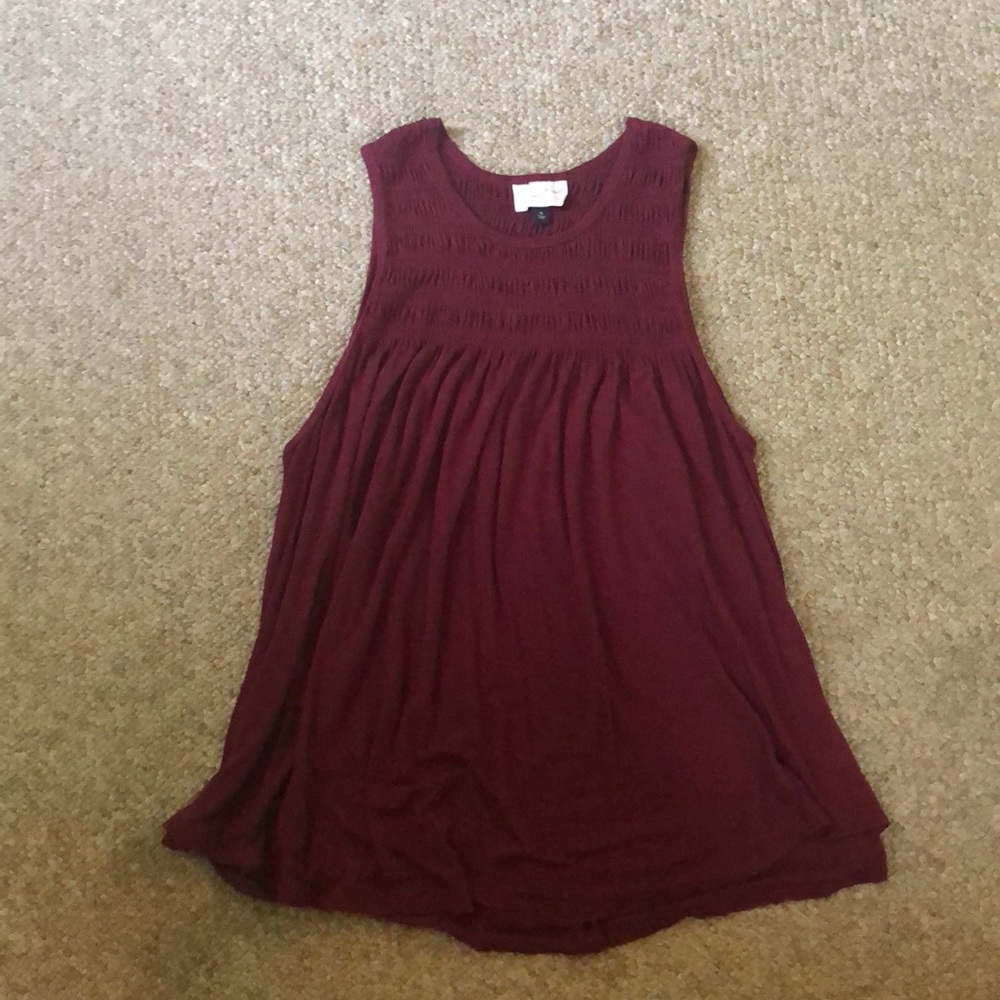 Maroon Tank Top